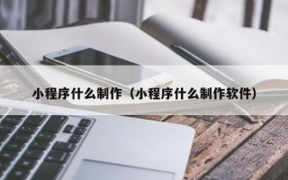 睢县小程序什么制作（小程序什么制作软件）