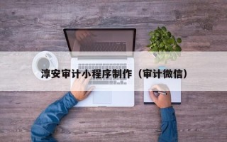 睢县淳安审计小程序制作（审计微信）